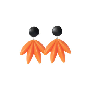 BŌSHI earrings, orange