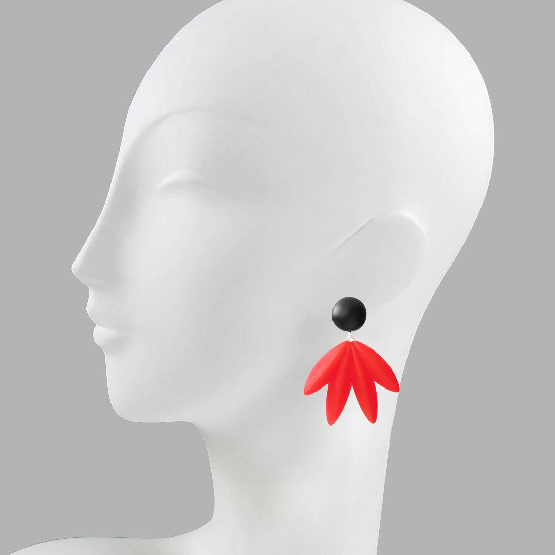 BŌSHI earrings, red