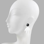 Load image into Gallery viewer, BŌSHI earrings, white
