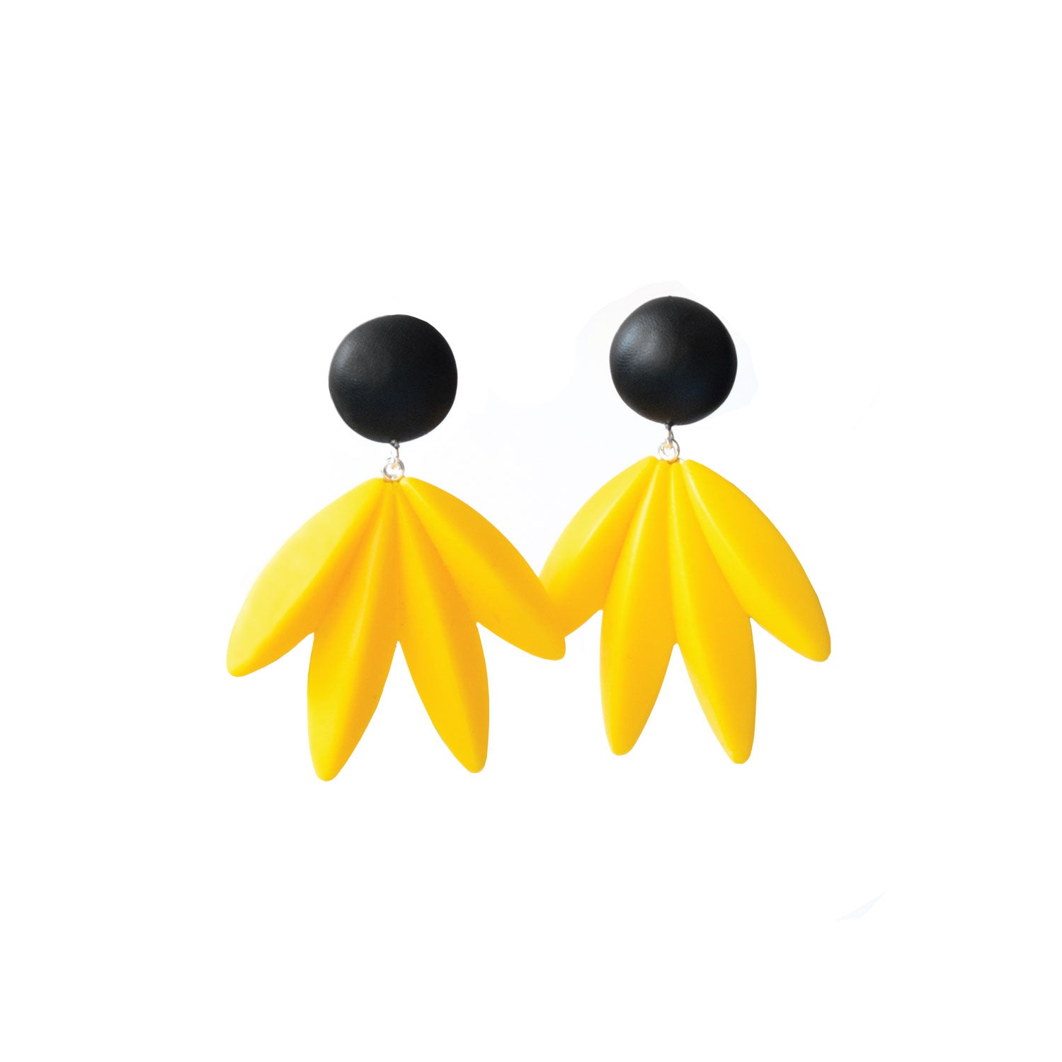 BŌSHI earrings, yellow
