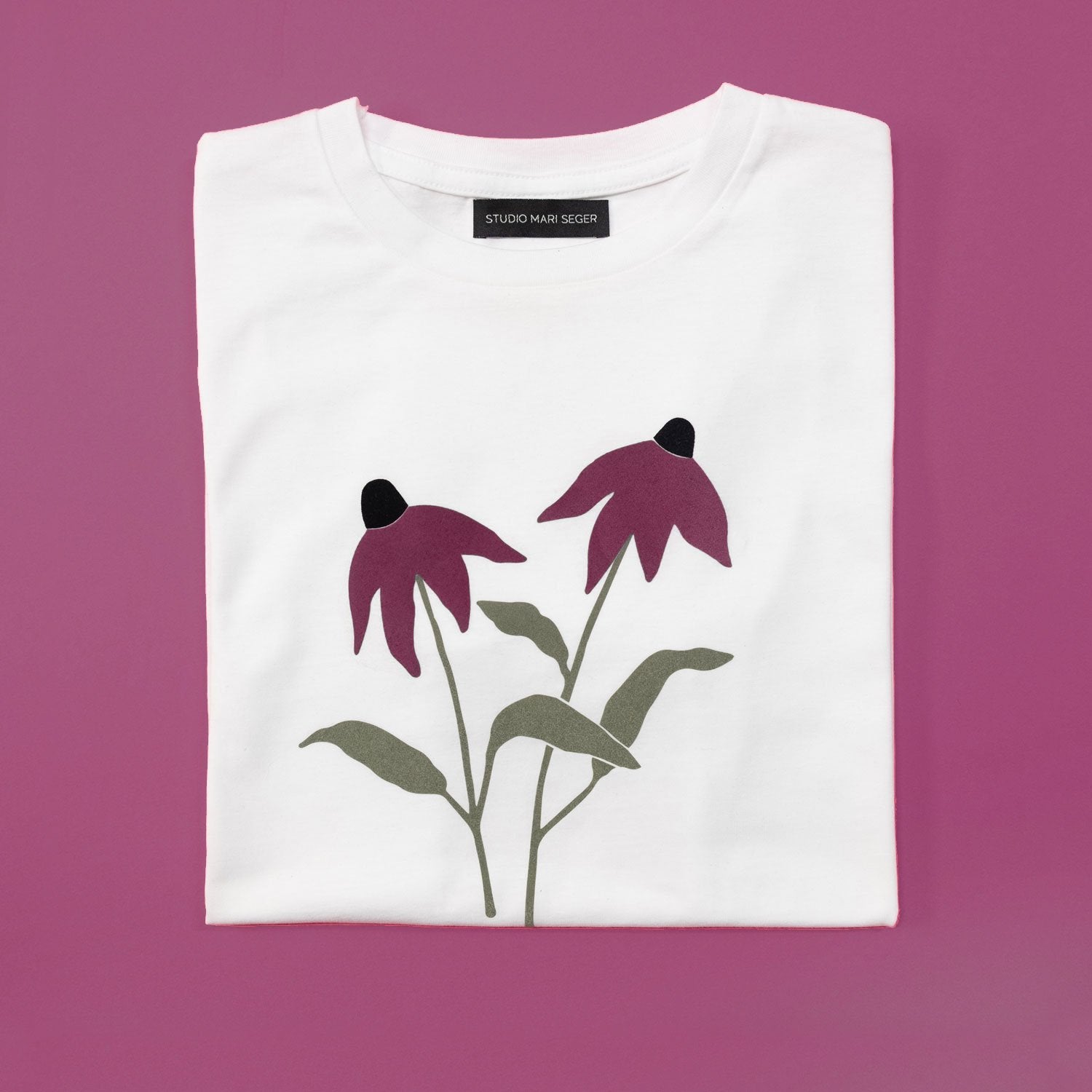 BŌSHI t-shirt, burgundy