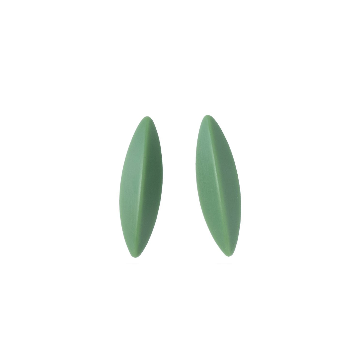 LEAVES earrings, sage green
