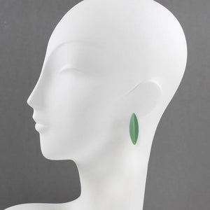 LEAVES earrings, sage green