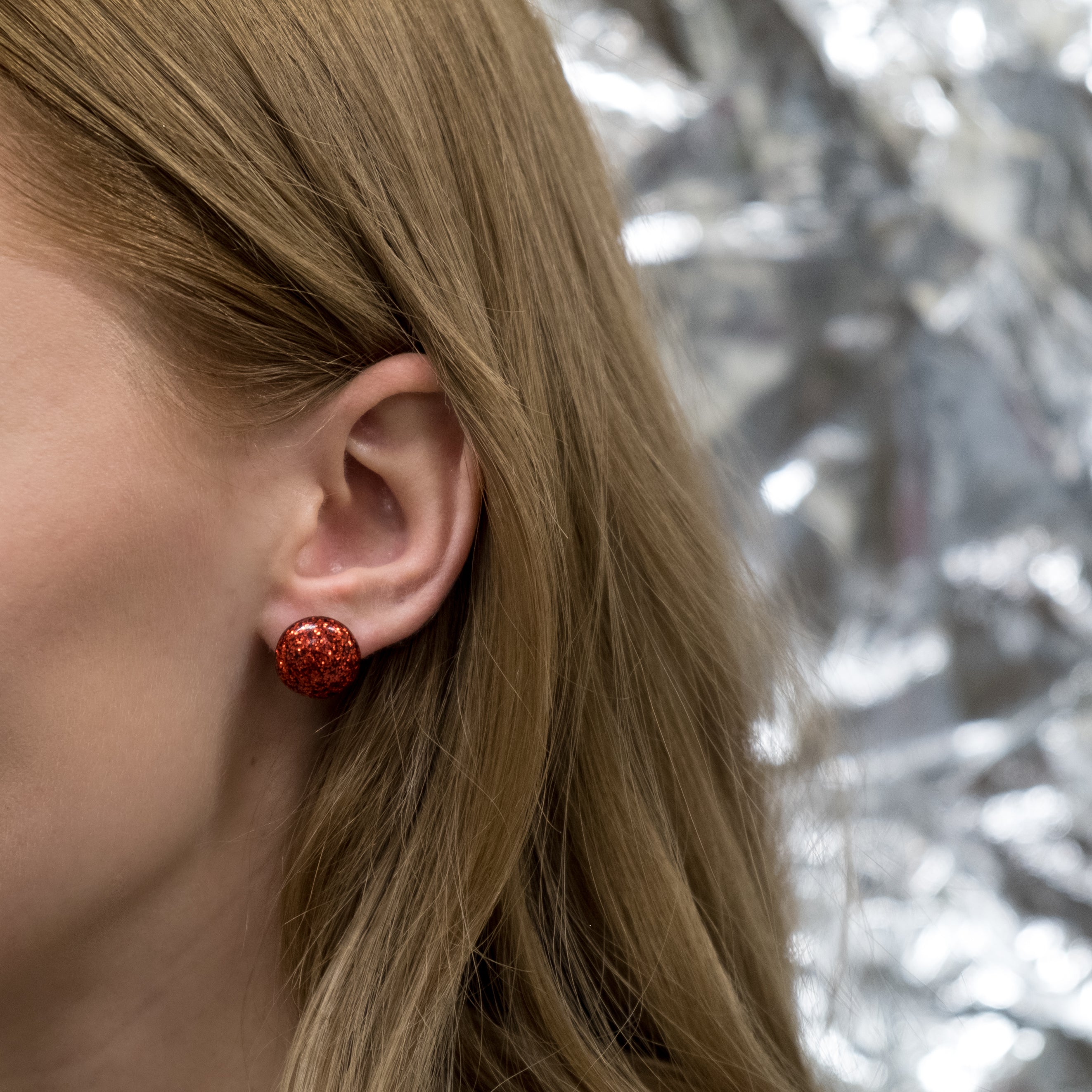 "Blood" earrings