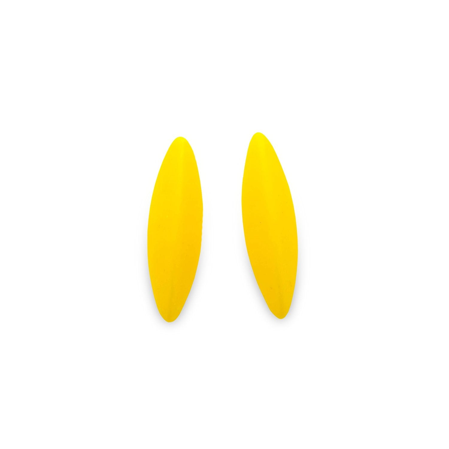 LEAVES earrings, yellow